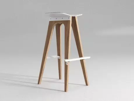 bar chair contemporary design Free 3D model