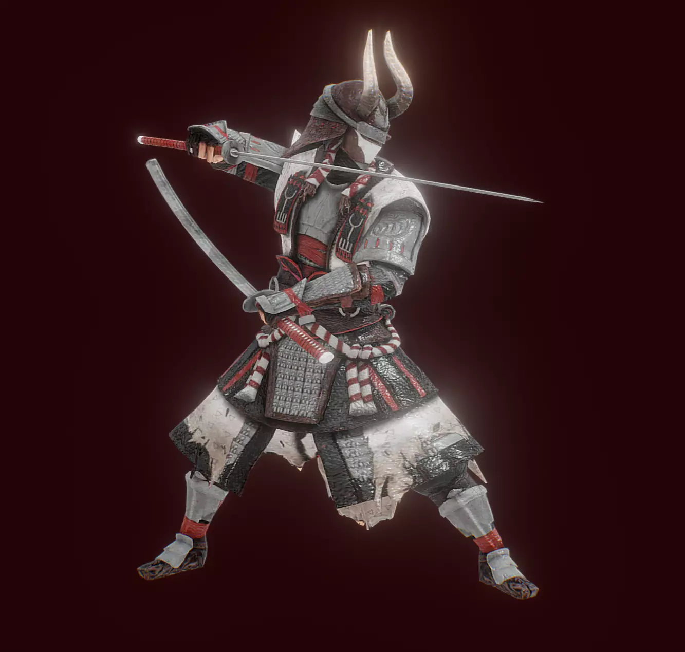 Sekiro Low-poly 3D model