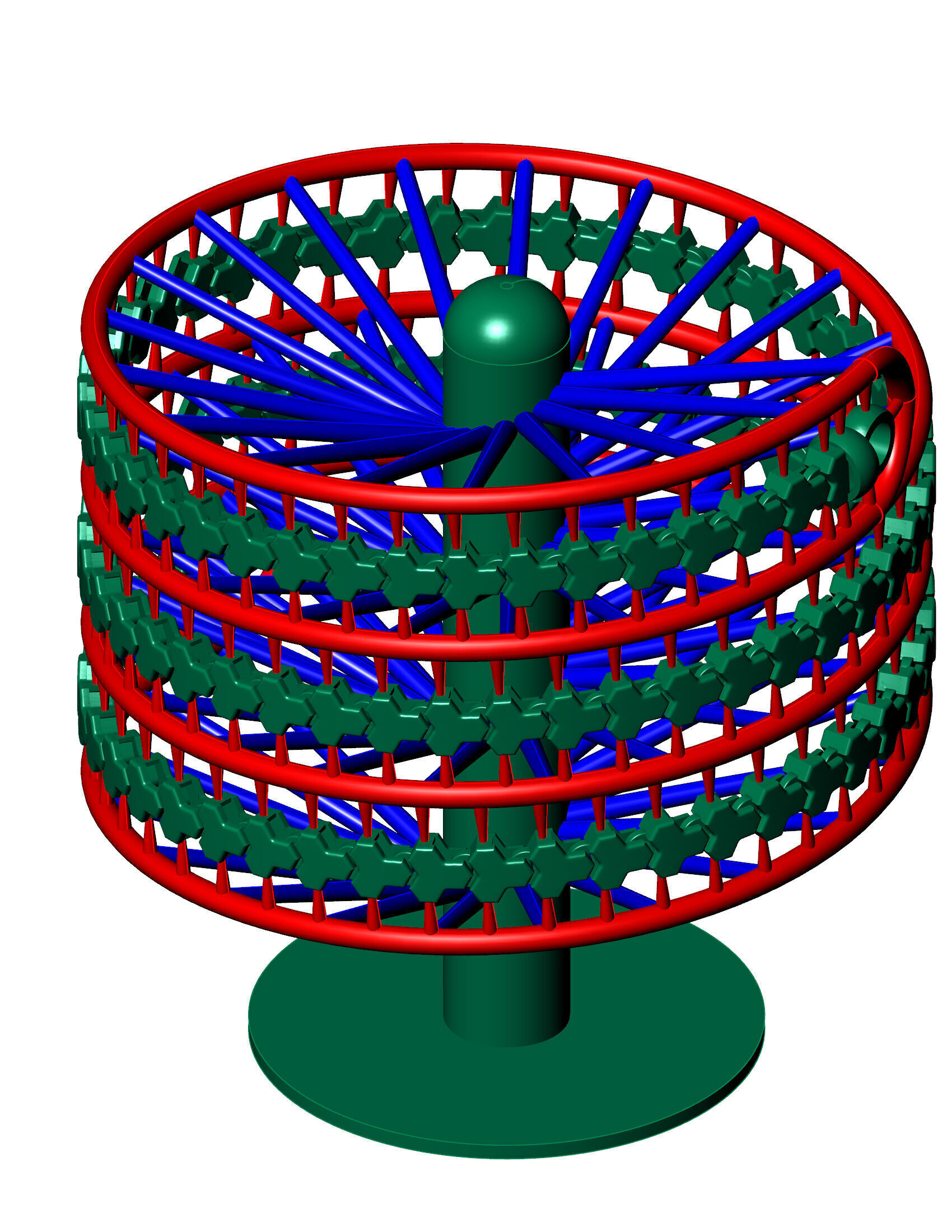 8MM ARMOR Full TREE CHAIN READY TO PRINT 3D print model_2