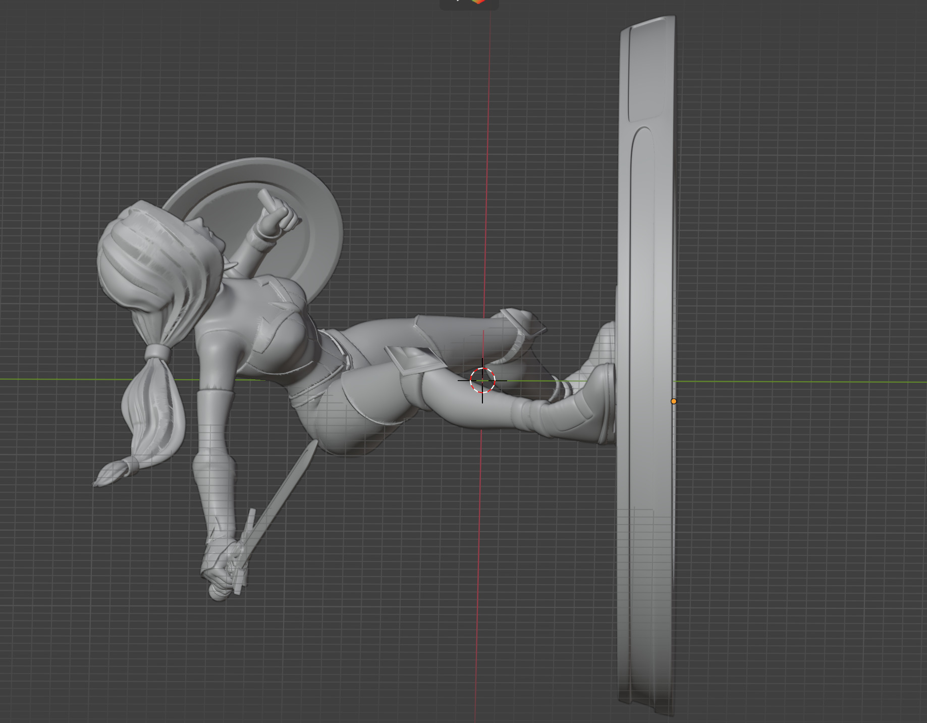 Wonder Woman Girl STL 3d print model 3D print model_2