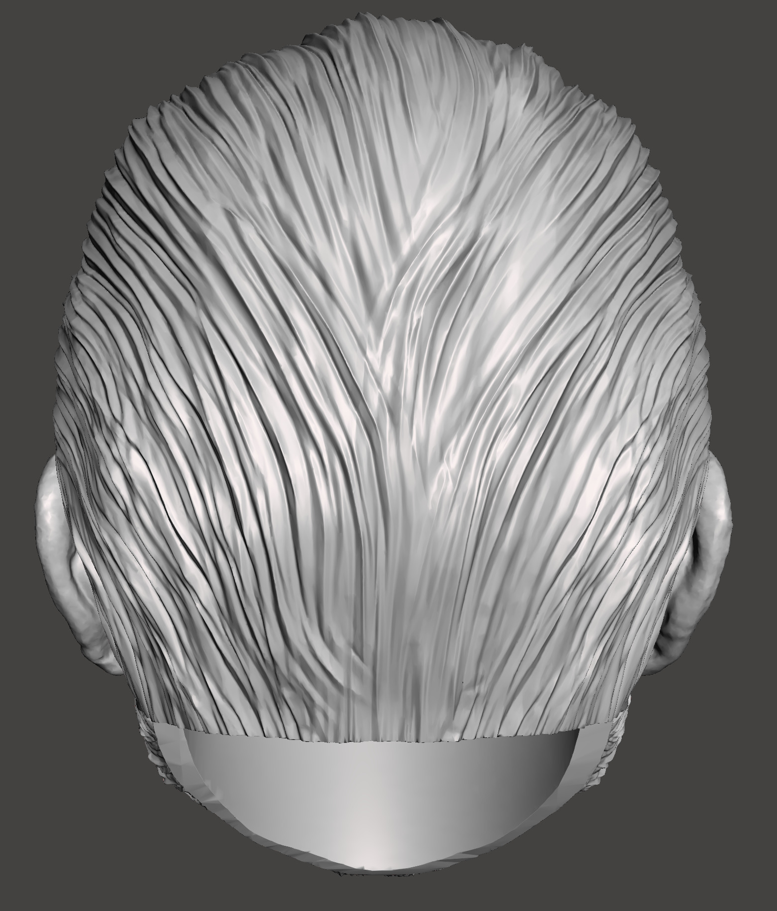 punisher head beared 3d stl print ready model 3D print model_3