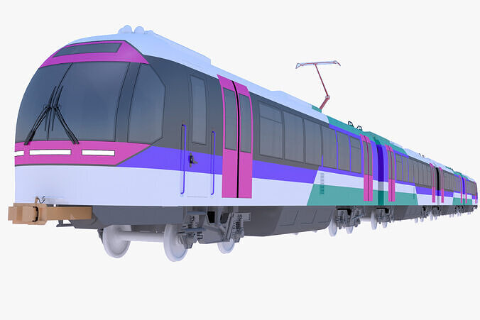 Passenger EMU exterior 3D model