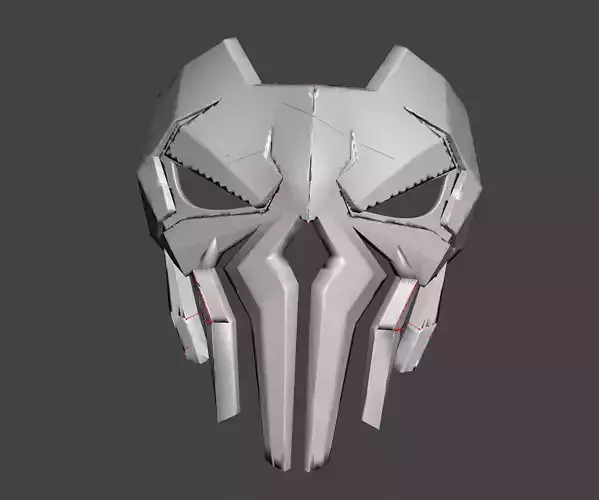 punisher mask 3d printing stl