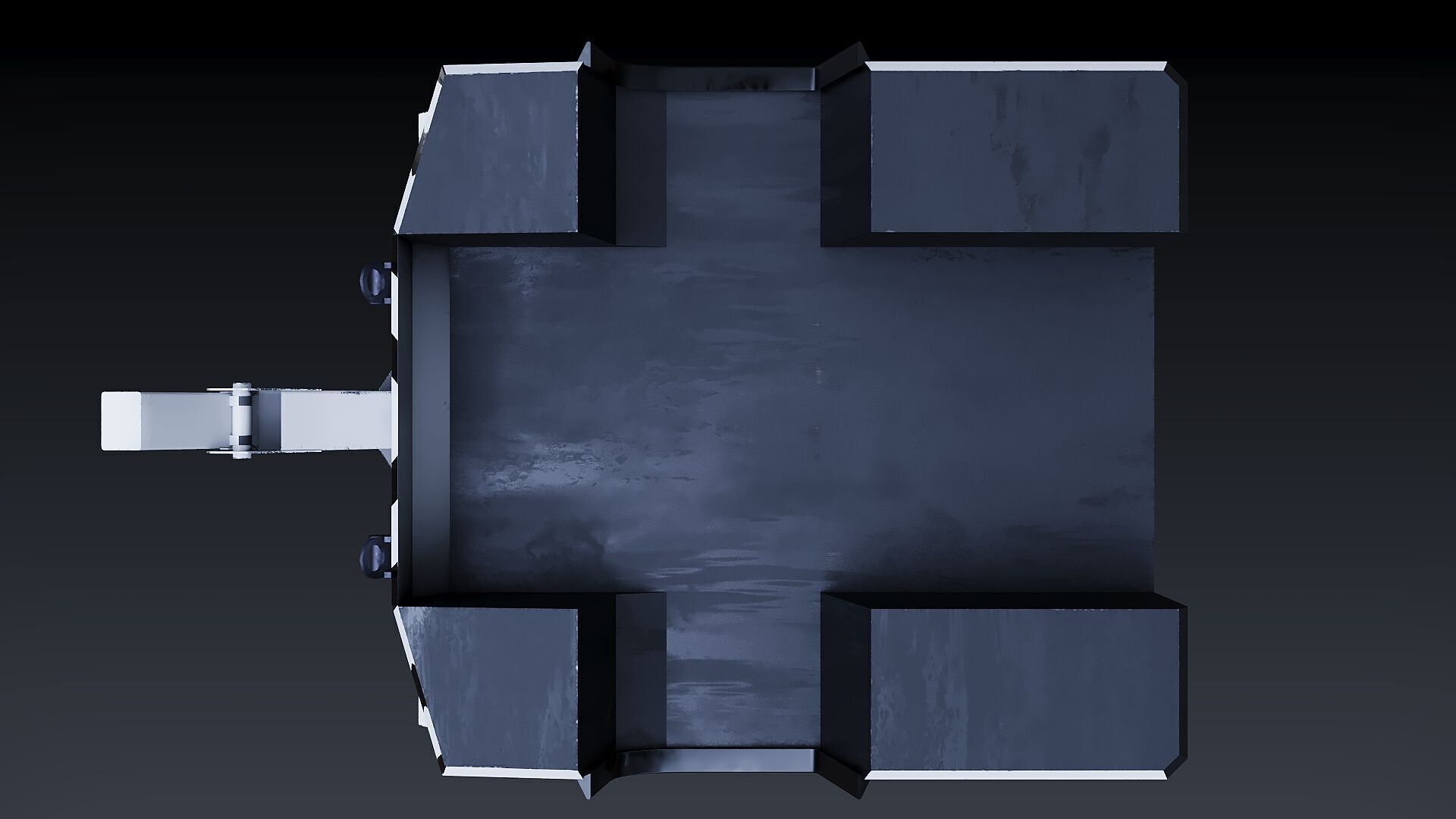 Wrecker tow Body Low-poly 3D model_16