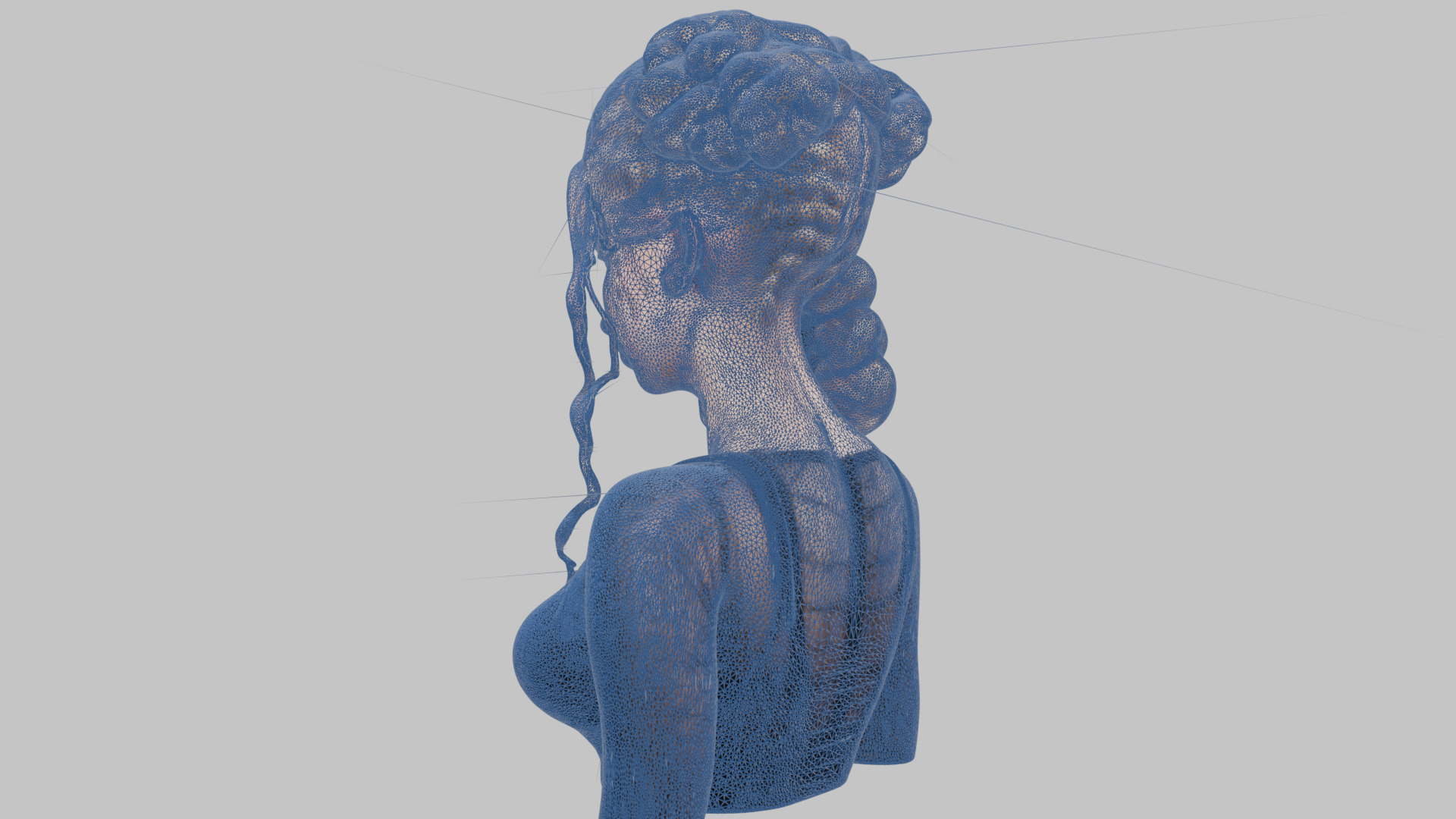 8 IN 1 YOUNG BEAUTIFUL TEEN HEAD BUST PACK FEMALE CHARACTER PACK Low-poly 3D model_23