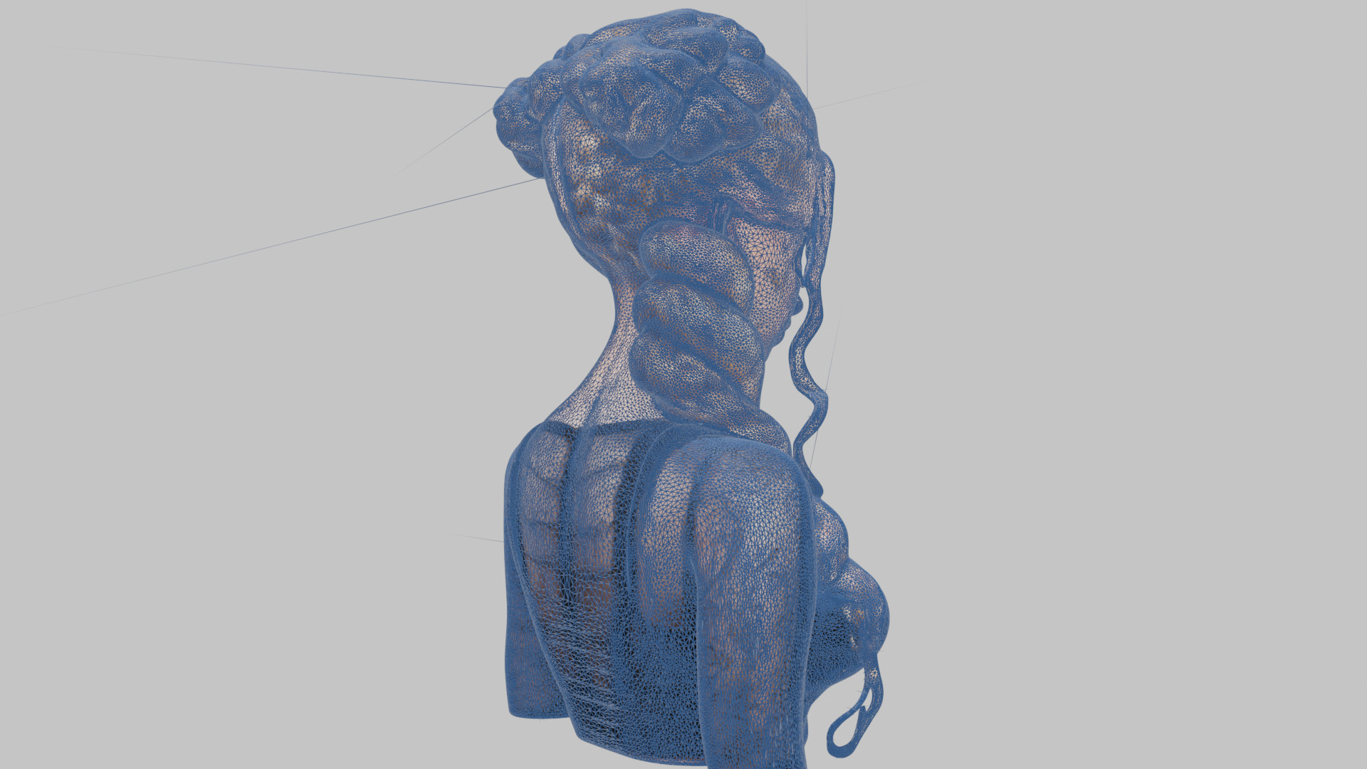 8 IN 1 YOUNG BEAUTIFUL TEEN HEAD BUST PACK FEMALE CHARACTER PACK Low-poly 3D model_17