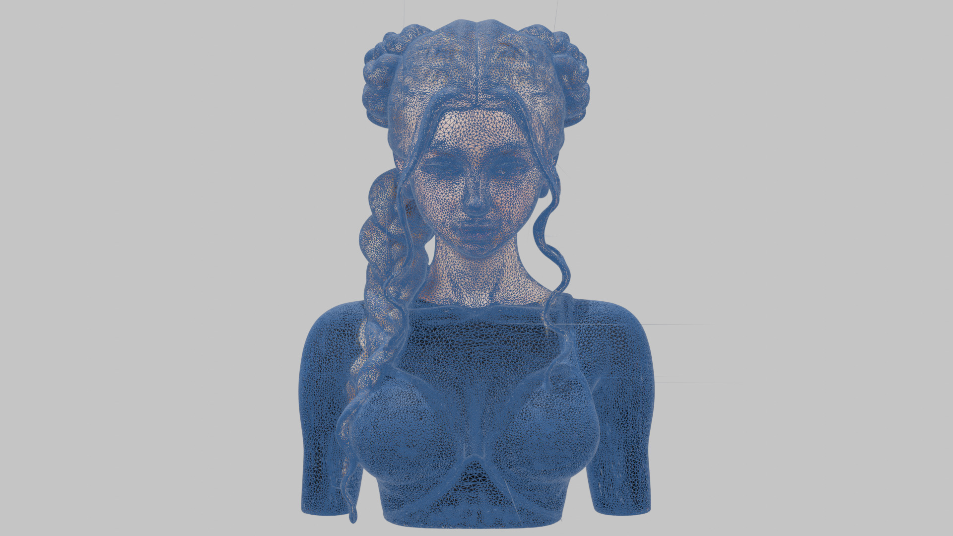 8 IN 1 YOUNG BEAUTIFUL TEEN HEAD BUST PACK FEMALE CHARACTER PACK Low-poly 3D model_27