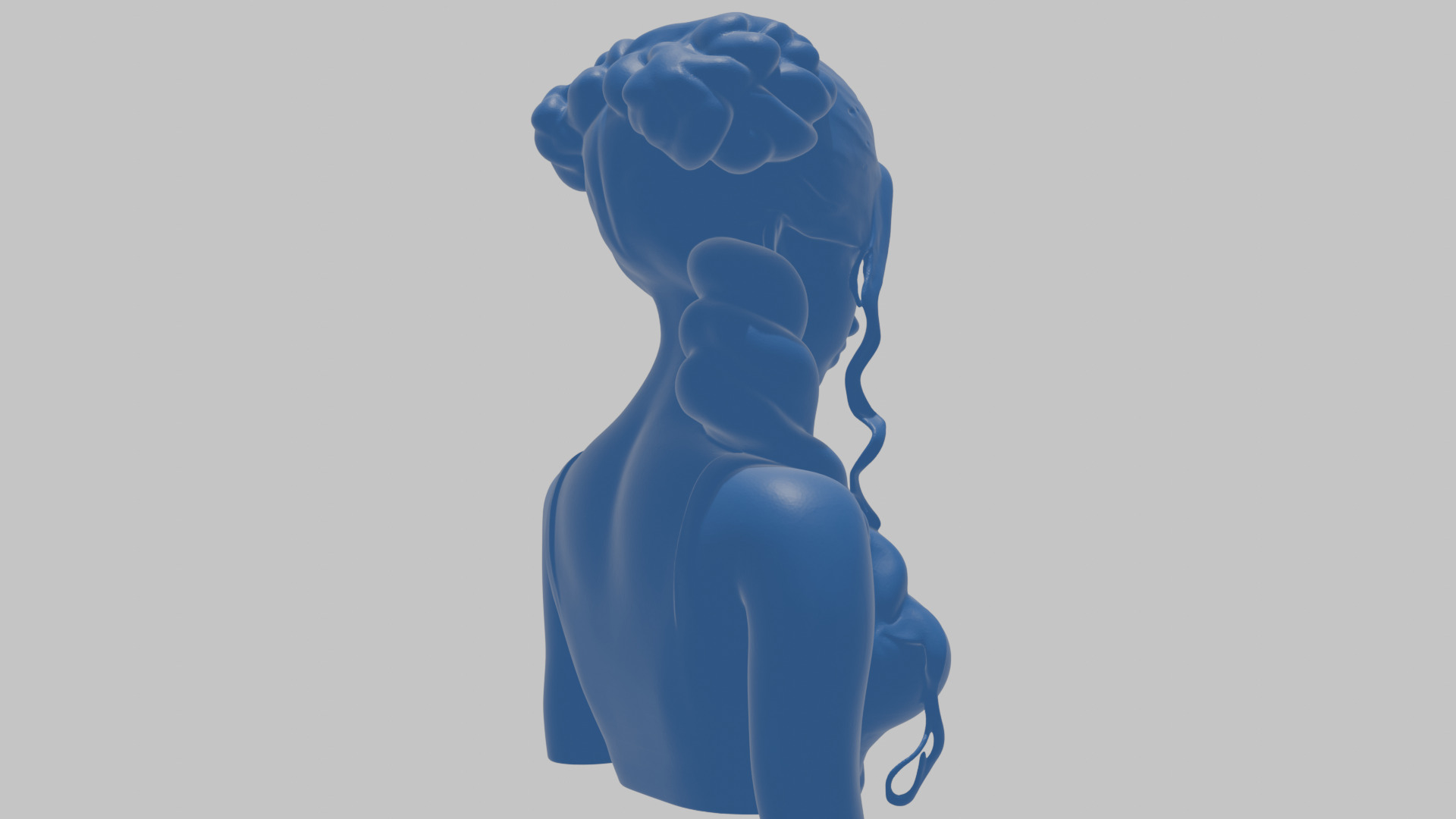 8 IN 1 YOUNG BEAUTIFUL TEEN HEAD BUST PACK FEMALE CHARACTER PACK Low-poly 3D model_62