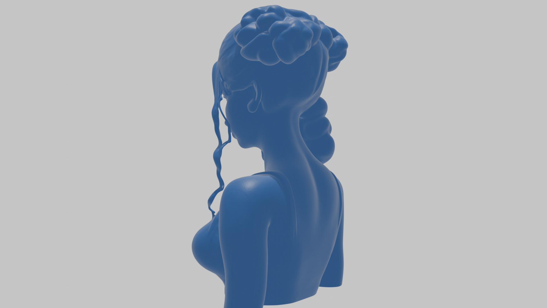 8 IN 1 YOUNG BEAUTIFUL TEEN HEAD BUST PACK FEMALE CHARACTER PACK Low-poly 3D model_61