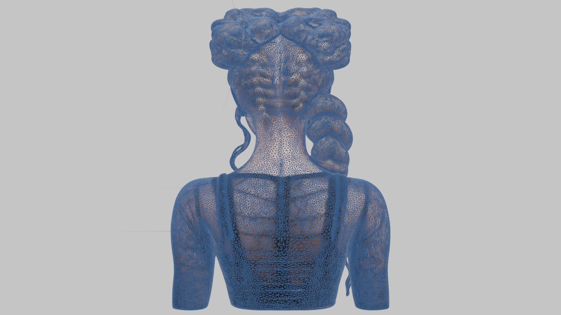 8 IN 1 YOUNG BEAUTIFUL TEEN HEAD BUST PACK FEMALE CHARACTER PACK Low-poly 3D model_24