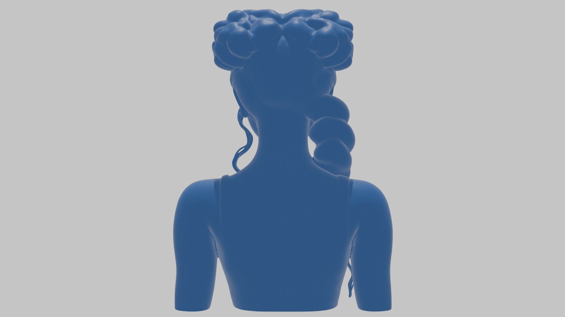 8 IN 1 YOUNG BEAUTIFUL TEEN HEAD BUST PACK FEMALE CHARACTER PACK Low-poly 3D model_60