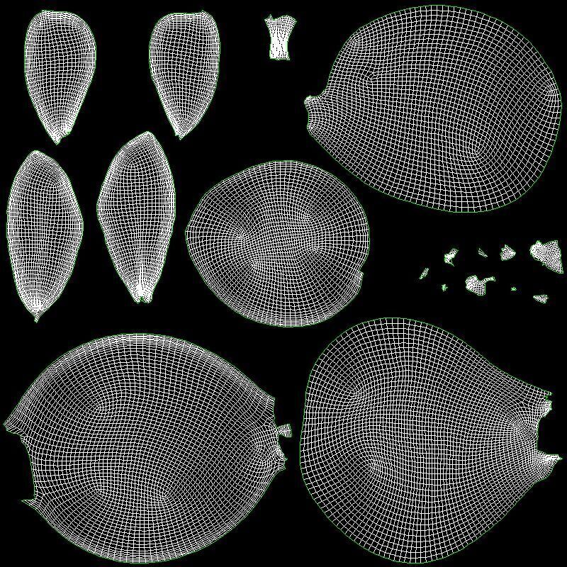  Guava  Low-poly 3D model_31