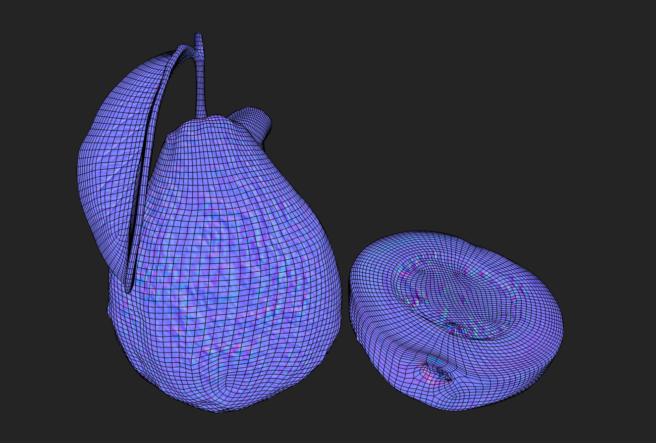  Guava  Low-poly 3D model_26