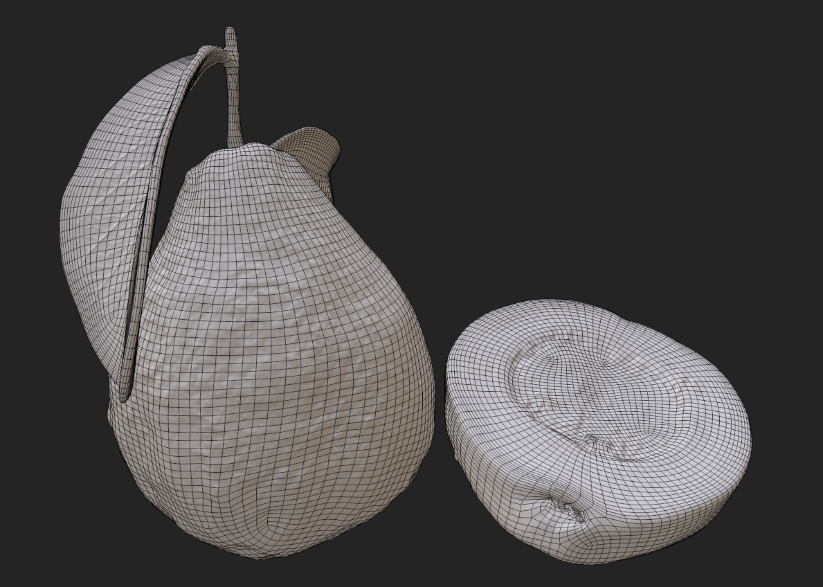  Guava  Low-poly 3D model_23