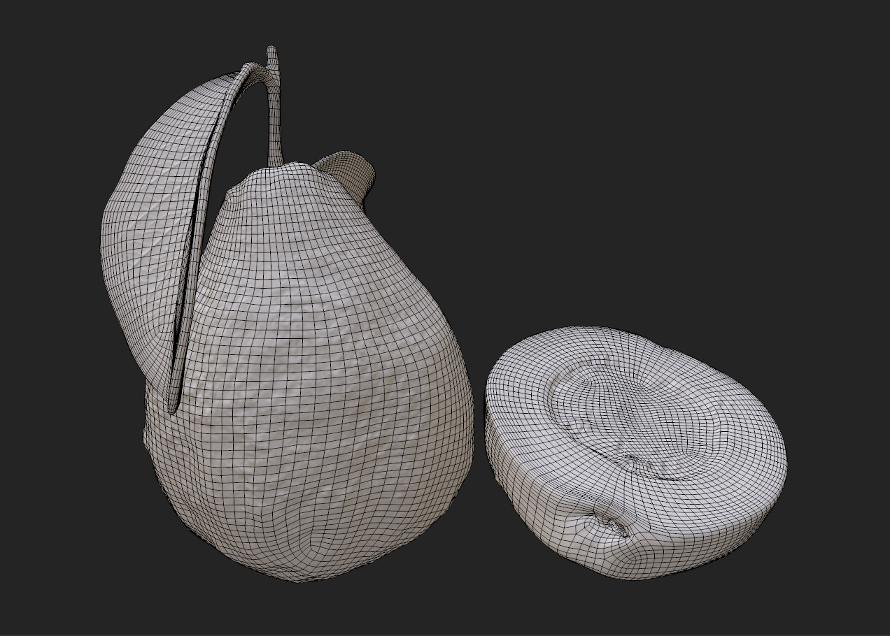  Guava  Low-poly 3D model_25