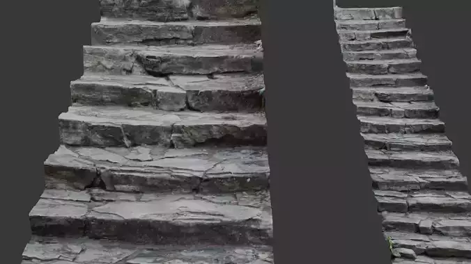 Ancient Stone Staircase 