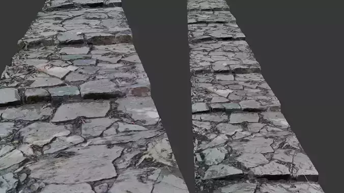 Ancient Cobblestone Pathway