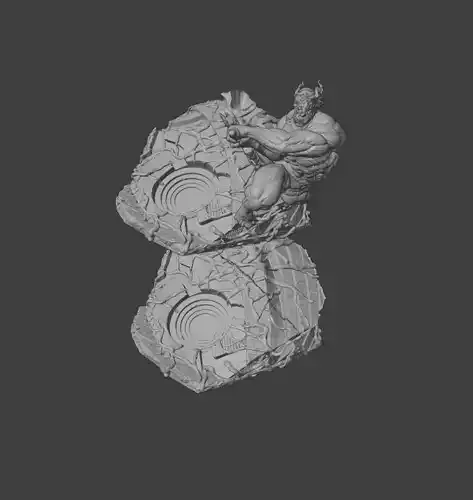 venom god of light 3d stl model for printing