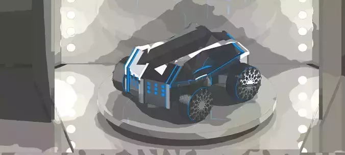 3D model concept car