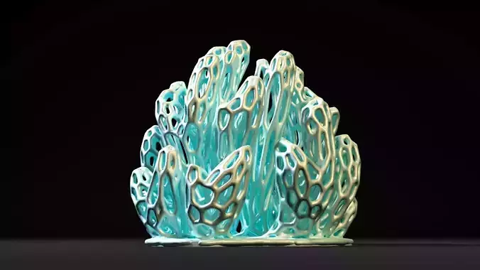 Coral Voronoi decor 3