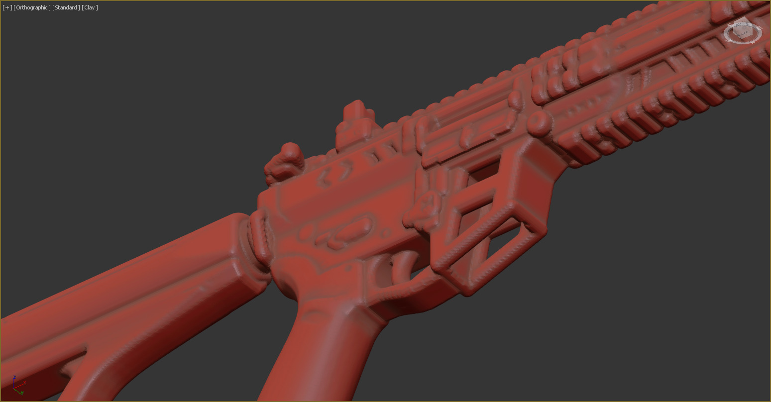 35 scale CMMG MkG Banshee 200 45 ACP 3D print model_3