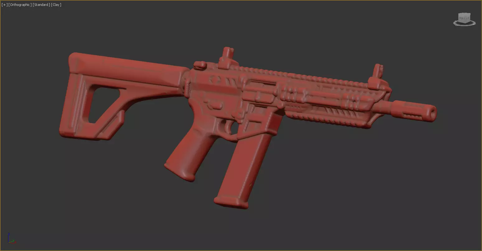 35 scale CMMG MkG Banshee 200 45 ACP 3D print model_0