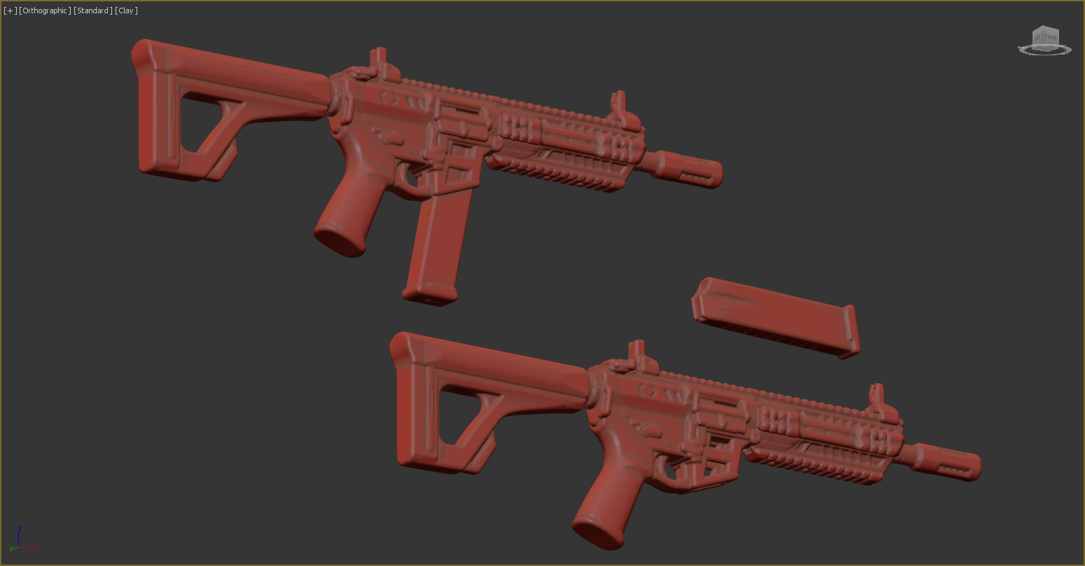 35 scale CMMG MkG Banshee 200 45 ACP 3D print model_2