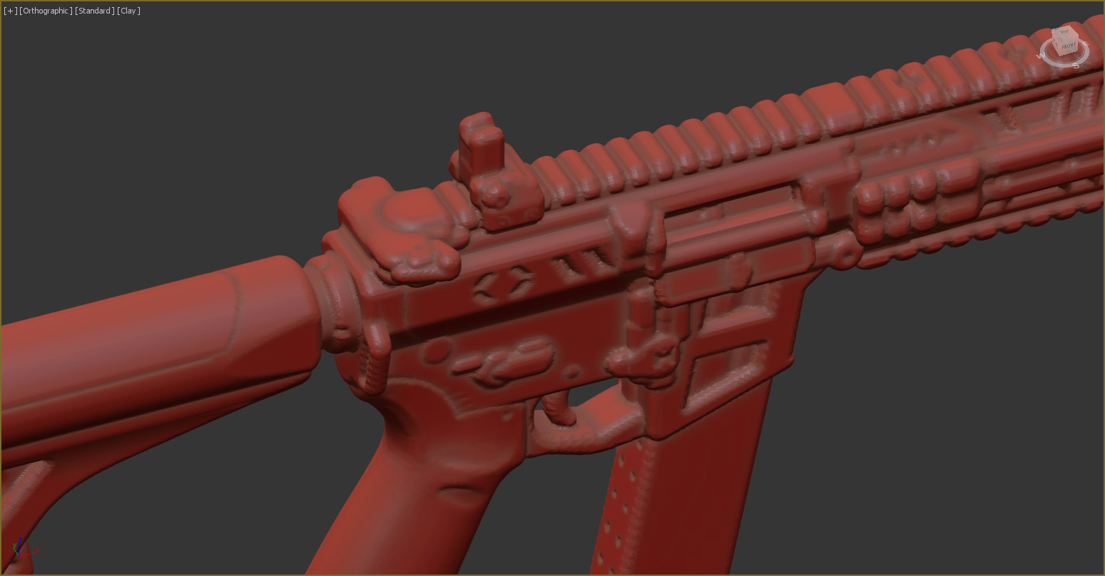 35 scale CMMG MkG Banshee 200 45 ACP 3D print model_4