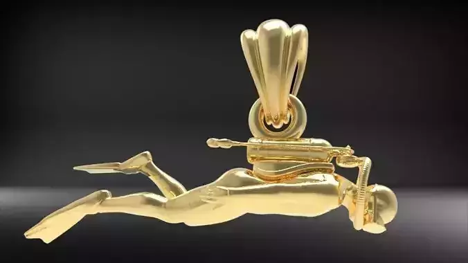 Scuba Diver Pendant