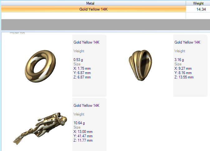 Scuba Diver Pendant 3D print model_28