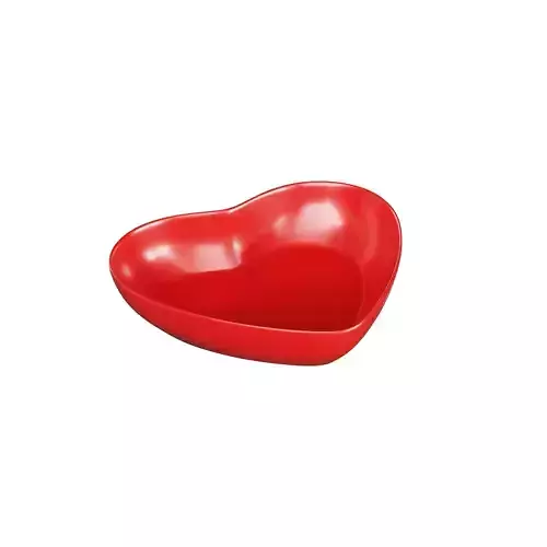 Heart Shaped Cereal Bowl