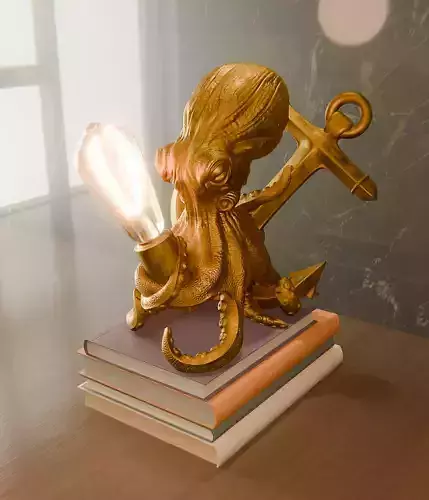 Octopus lamp