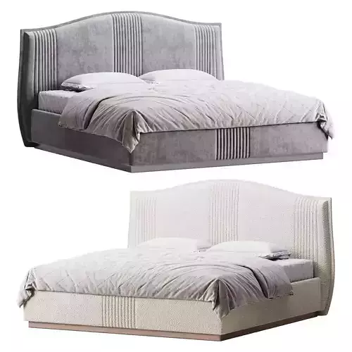 Padded Leather Bed