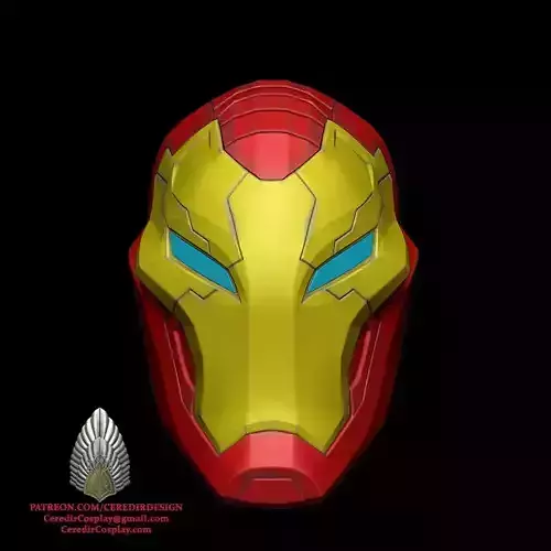 Iron Man Helmet Marvel Rivals 3D DIGITAL DOWNLOAD