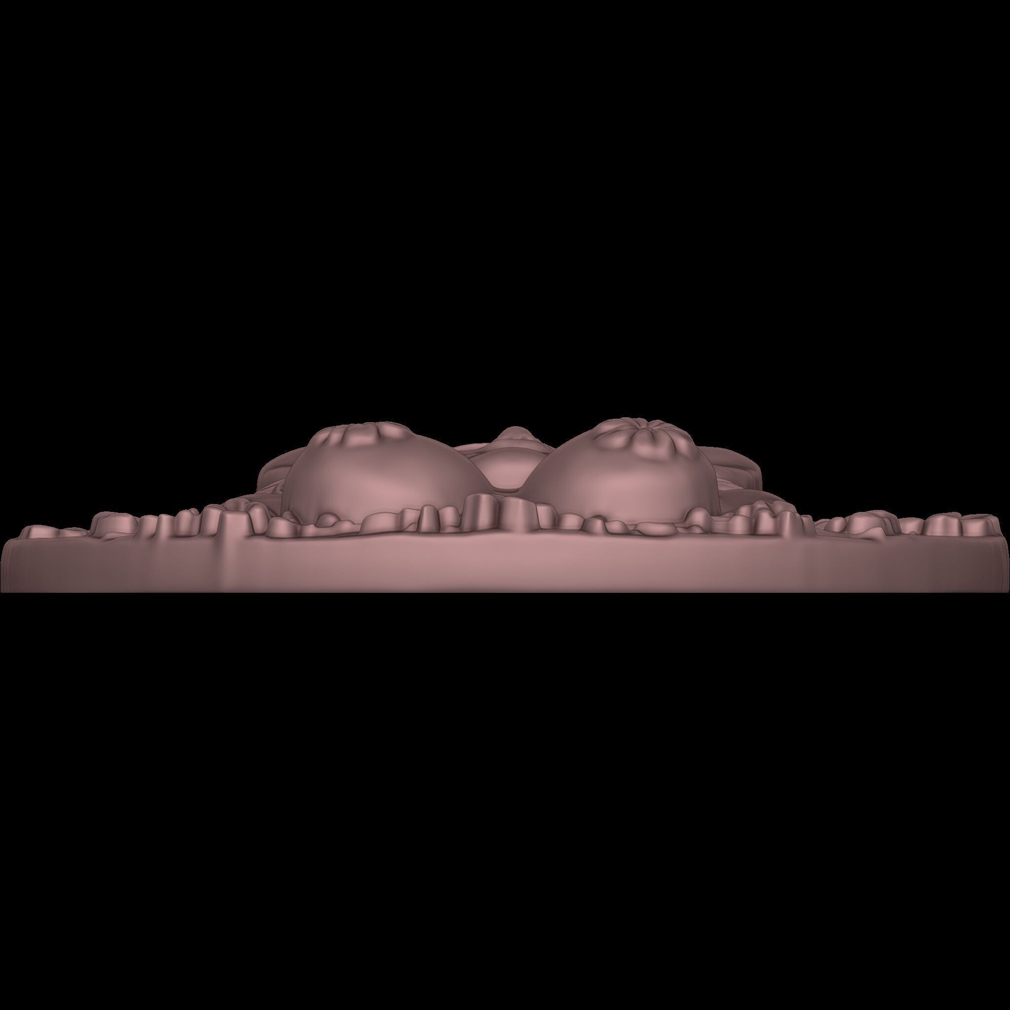 Lady of Spring Relief No2 STL file for 3d printing or CNC 3D print model_13