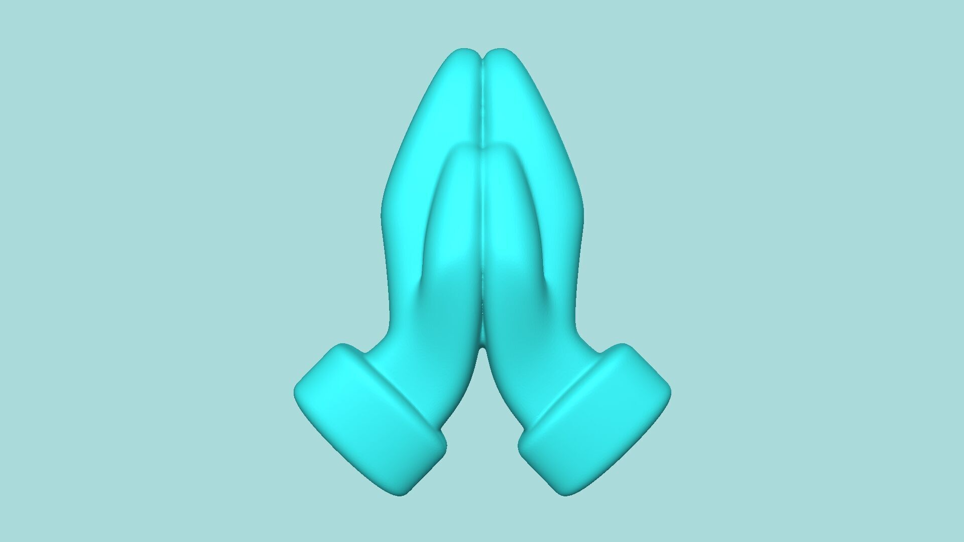 Praying Hands Mold - Silicon Maker - Template 3D print model_3