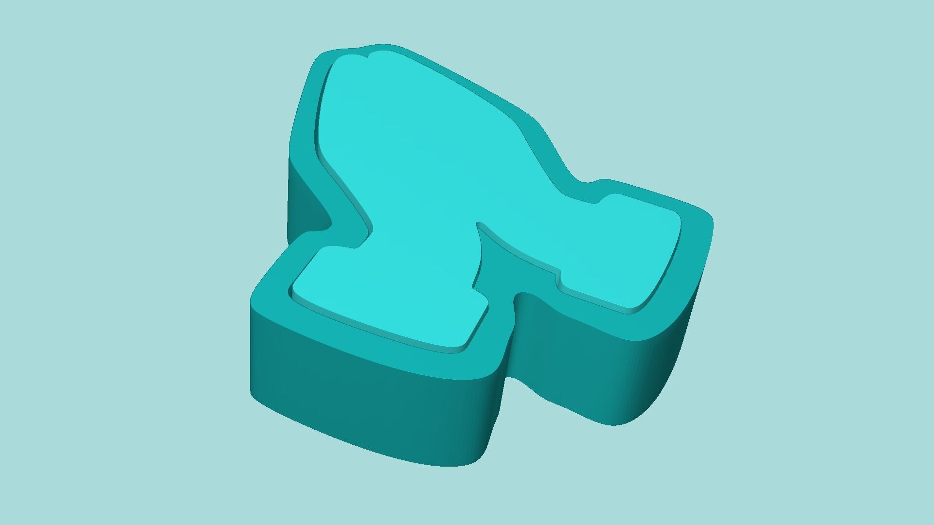 Praying Hands Mold - Silicon Maker - Template 3D print model_1