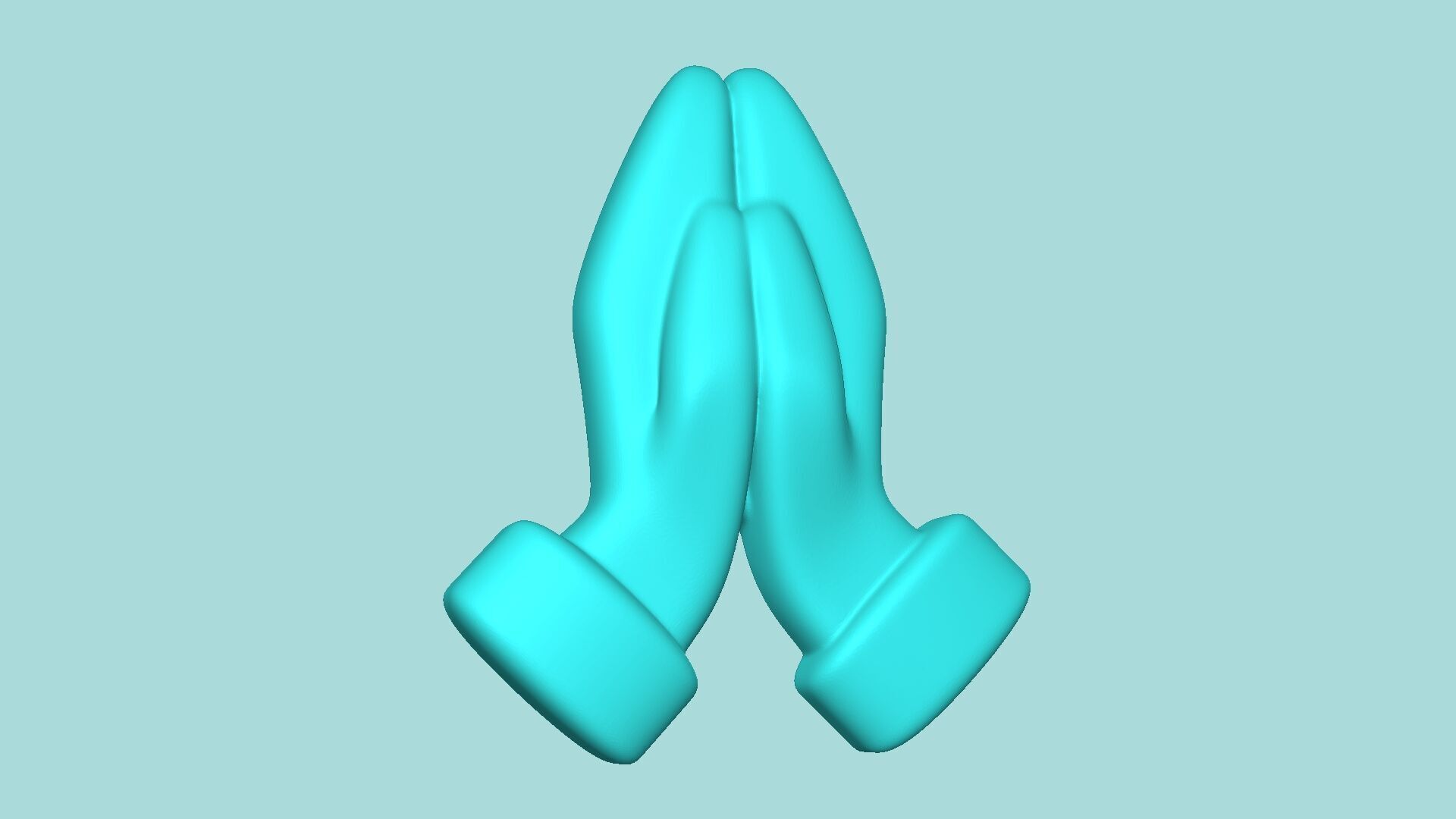 Praying Hands Mold - Silicon Maker - Template 3D print model_2