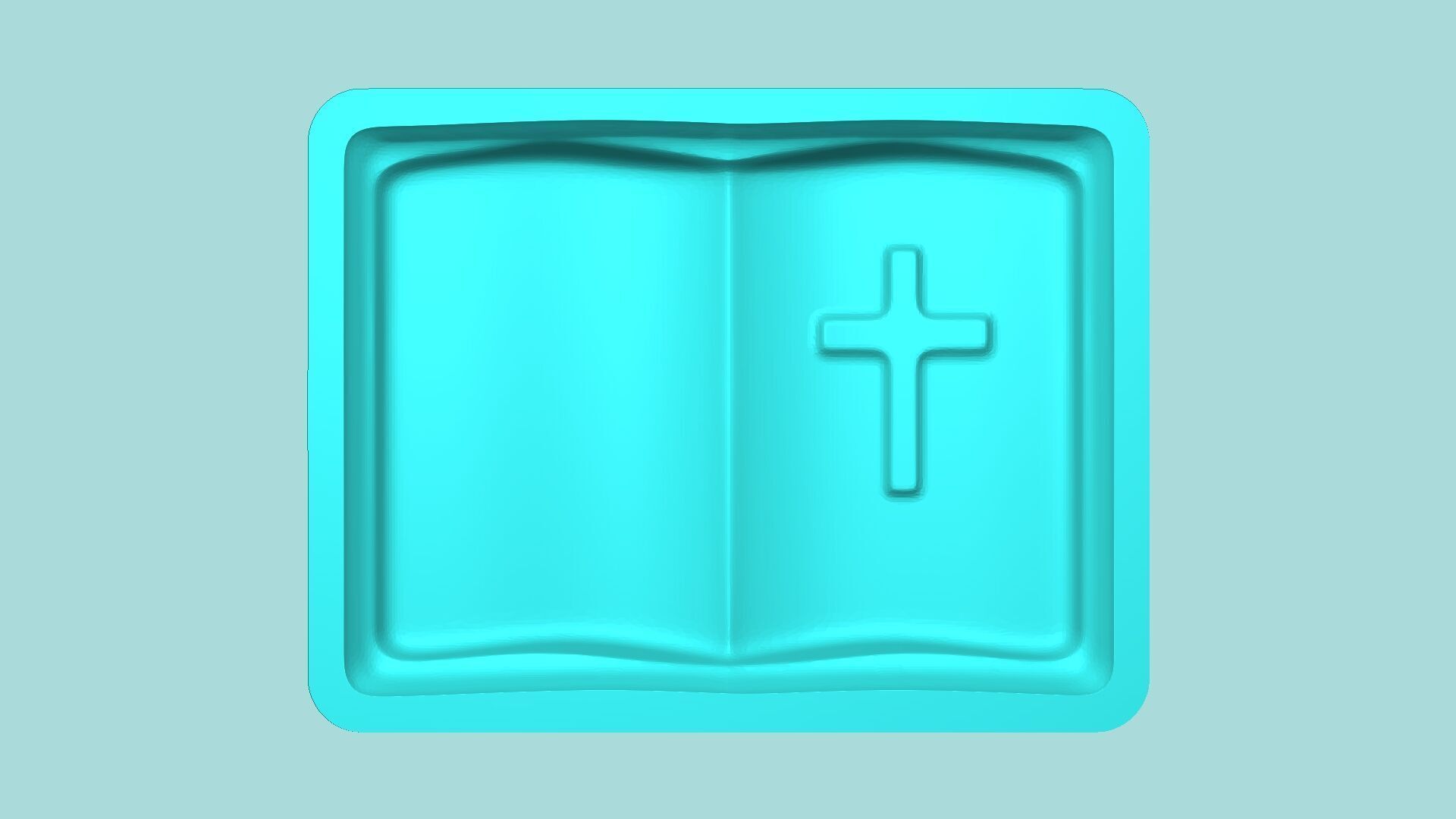 Holy Bible Mold 02 - Silicon Maker - Template 3D print model_5