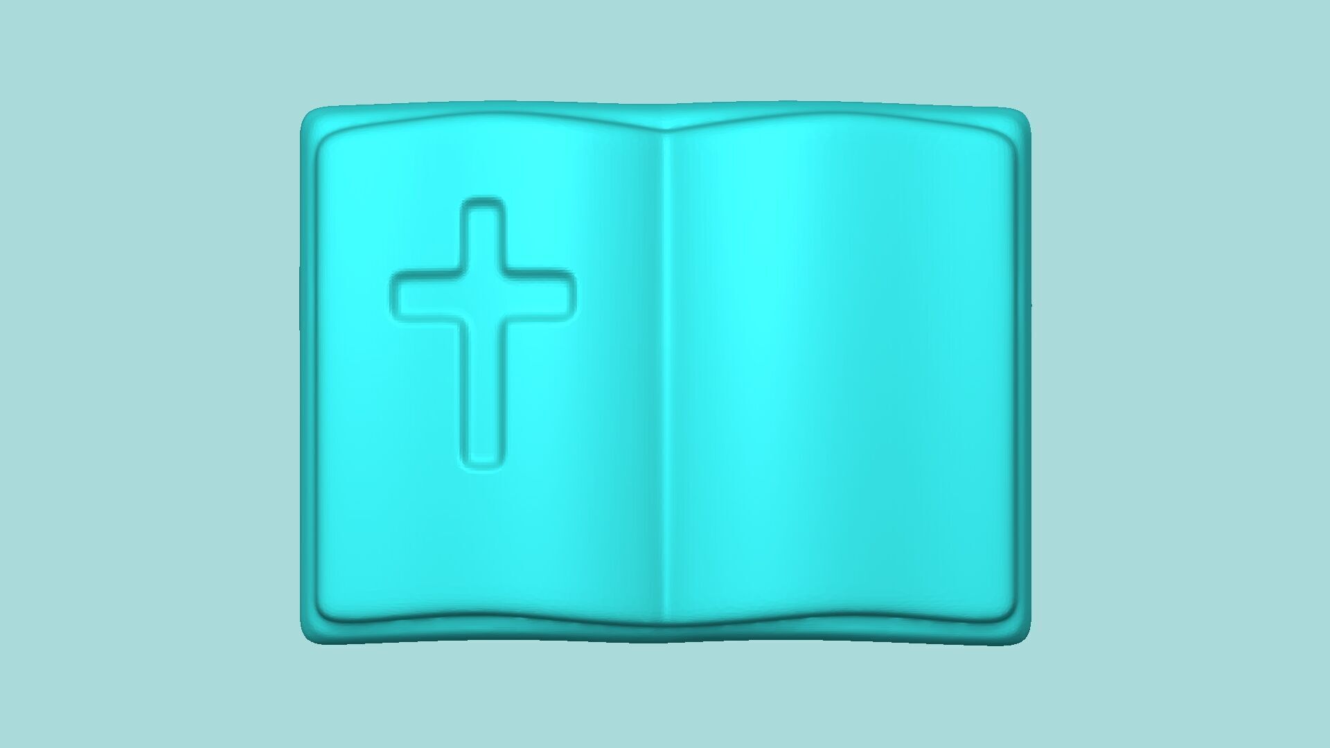 Holy Bible Mold 02 - Silicon Maker - Template 3D print model_3