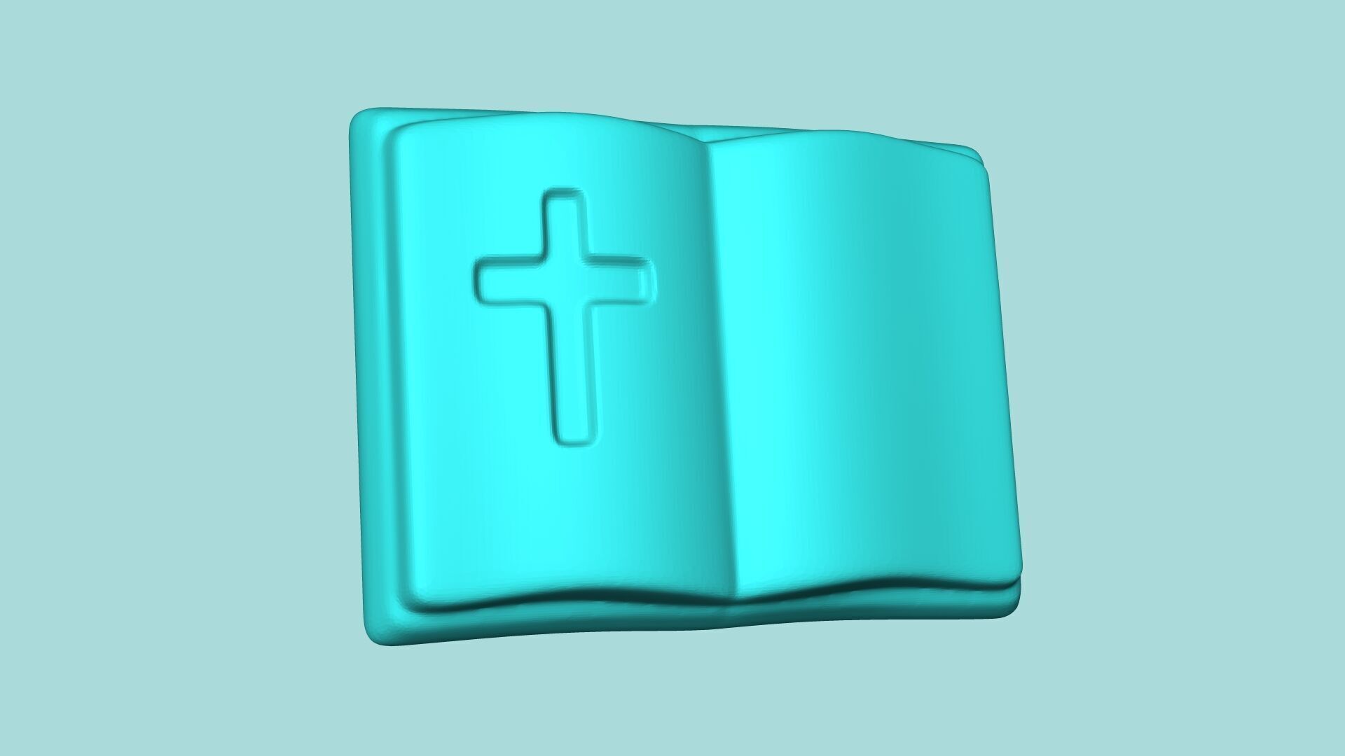 Holy Bible Mold 02 - Silicon Maker - Template 3D print model_2