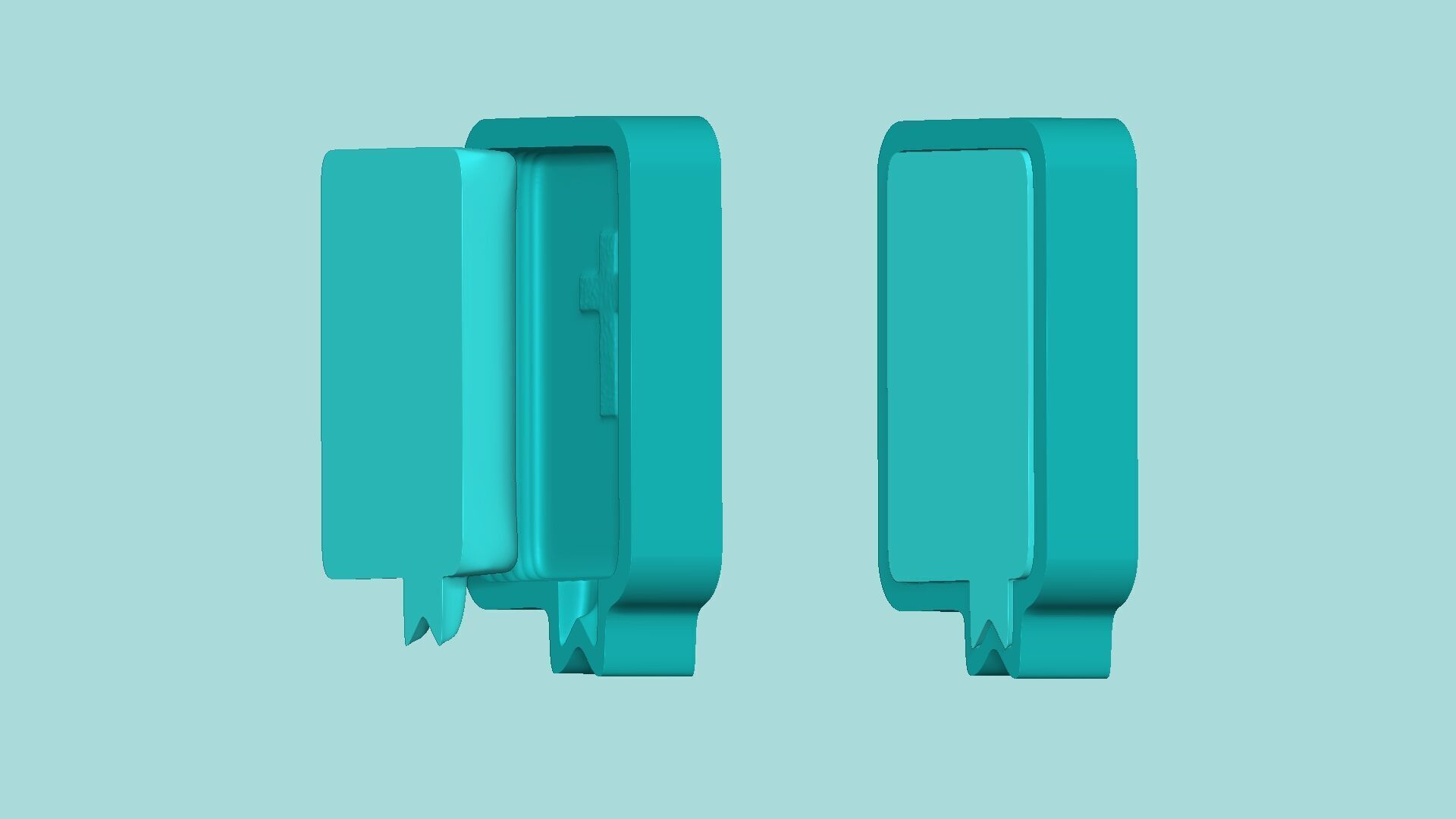 Holy Bible Mold 01 - Silicon Maker - Template 3D print model_7