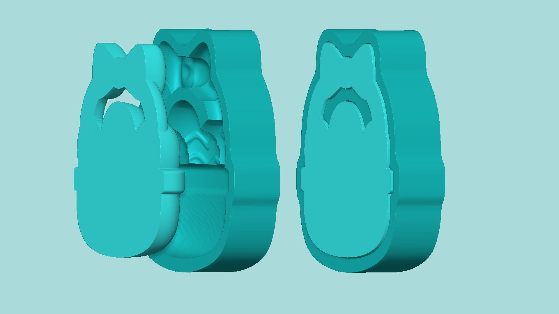 Easter Basket Mold - Silicon Maker - Template 3D print model_7