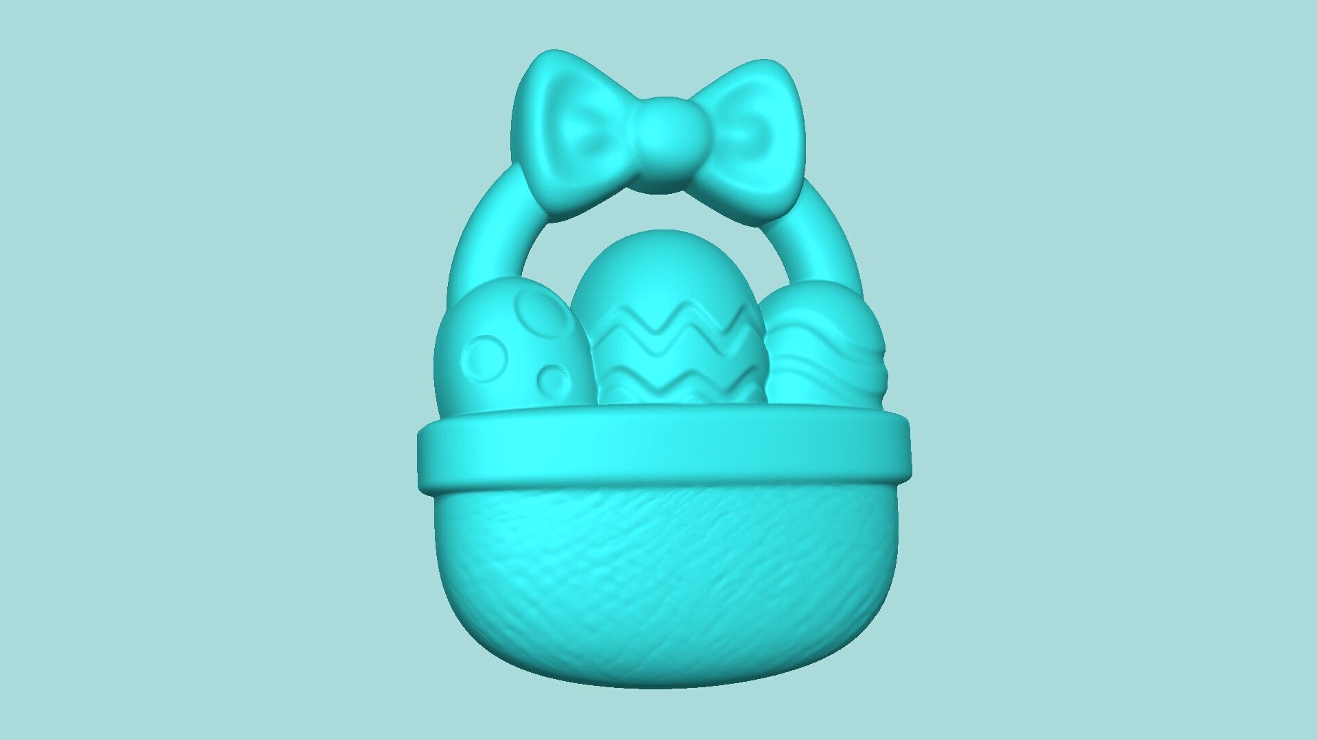 Easter Basket Mold - Silicon Maker - Template 3D print model_2