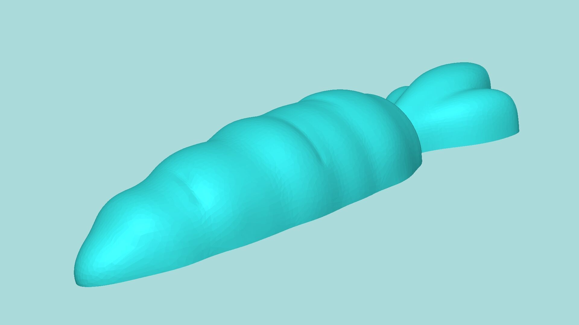 Carrot Mold - Silicon Maker - Template 3D print model_6