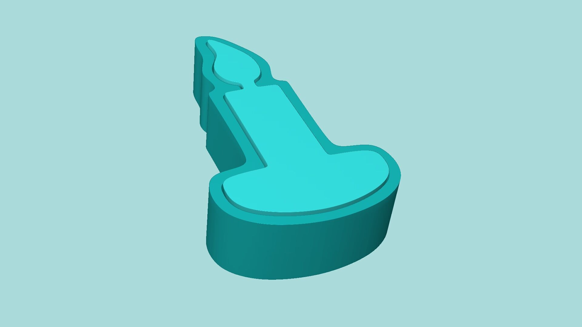 Candle Mold 01 - Silicon Maker - Template 3D print model_1