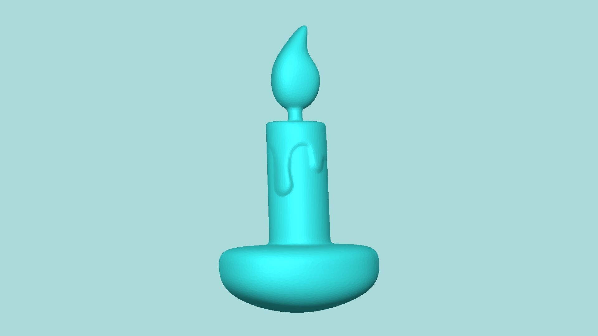 Candle Mold 01 - Silicon Maker - Template 3D print model_2