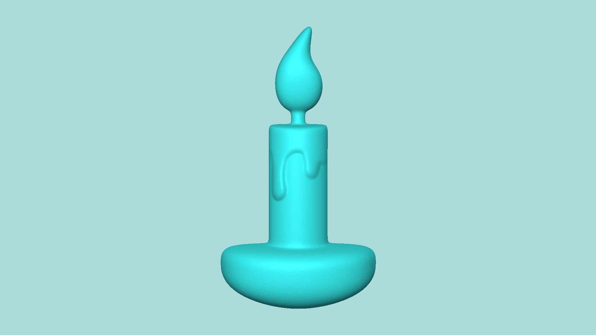 Candle Mold 01 - Silicon Maker - Template 3D print model_3