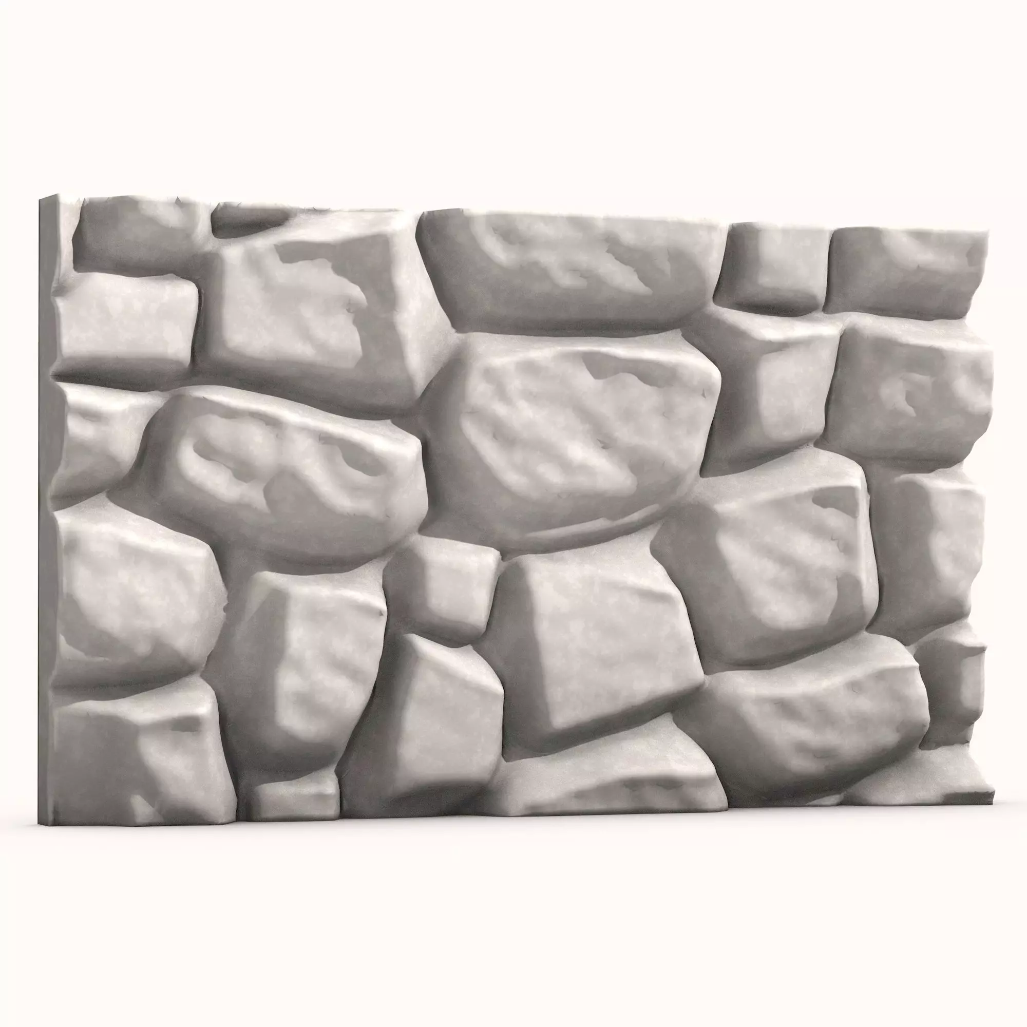 Stone Wall 082 3D model_0
