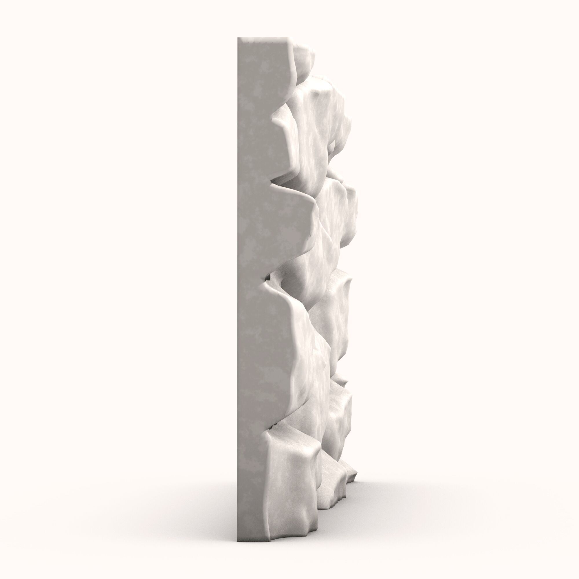Stone Wall 082 3D model_2
